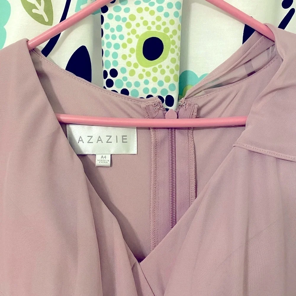 NWT Azazie - Dusty Mauve - Size 4 - Picture 2 of 5